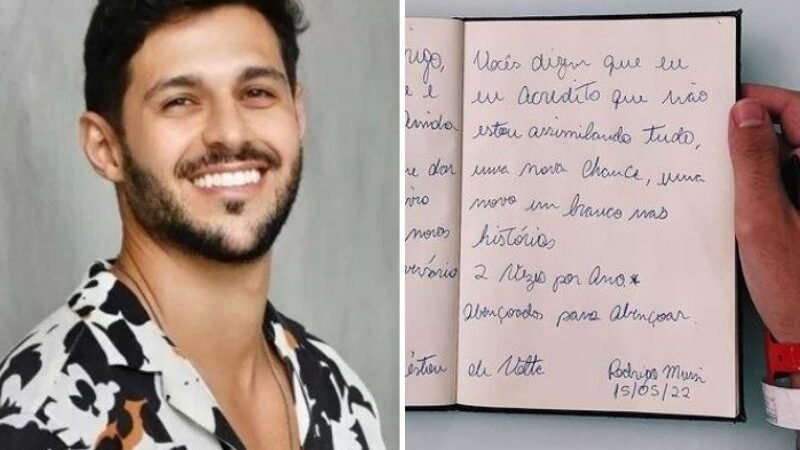 Rodrigo Mussi publica carta pela 1ª vez após acidente: “Sou um milagre”