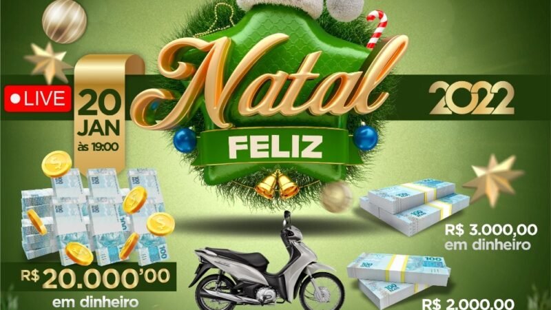 ACEG prorrogou o sorteio da Promoção Natal Feliz da 2022