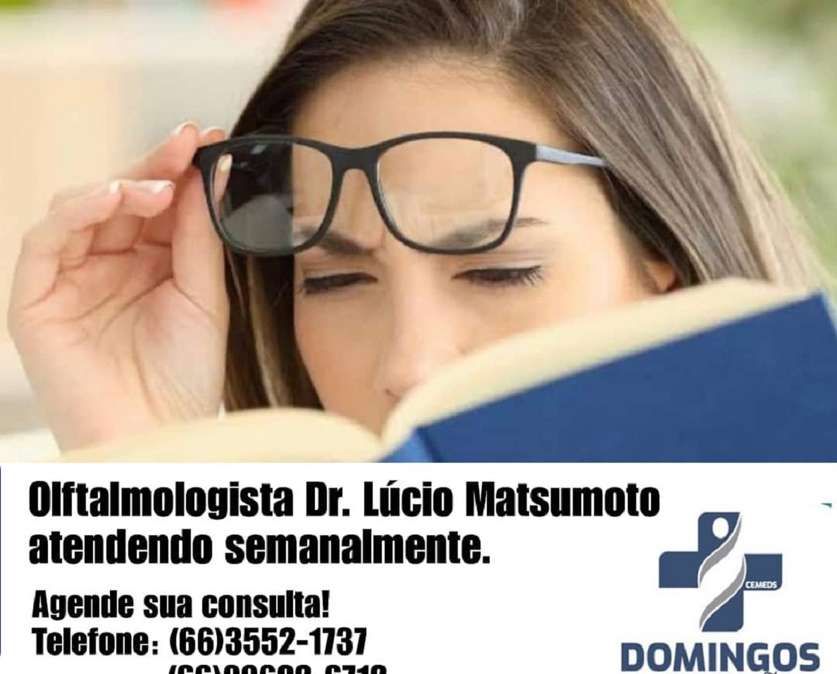 Agende sua consulta com o oftalmologista Dr. Lúcio Matsumoto; Centro Médico Domingos Salomão