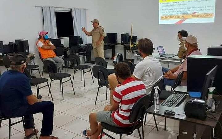 SEDEC e corpo de bombeiros de Guarantã do Norte realizaram palestras sobre queimadas na zona rural do município