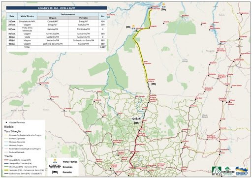 Estradeiro BR 163 está com as inscrições abertas