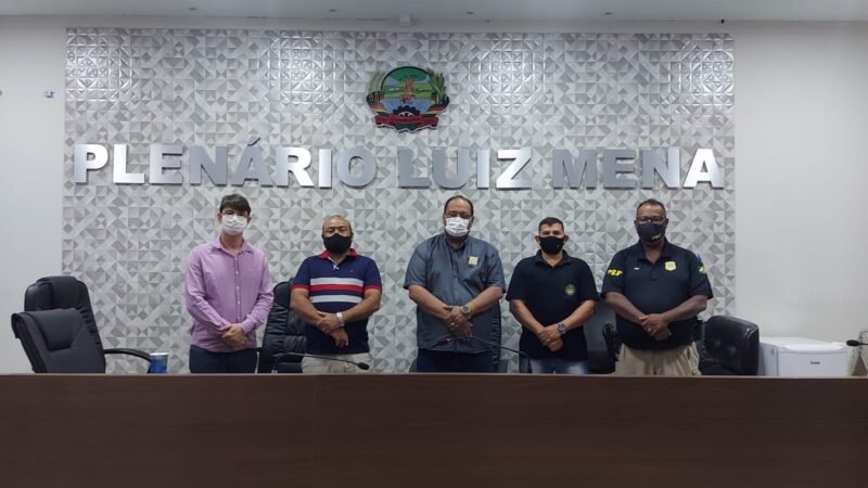 Em Guarantã Polícia Rodoviária Federal se reúne com autoridades para tratar sobre o a realidade do Trânsito no município