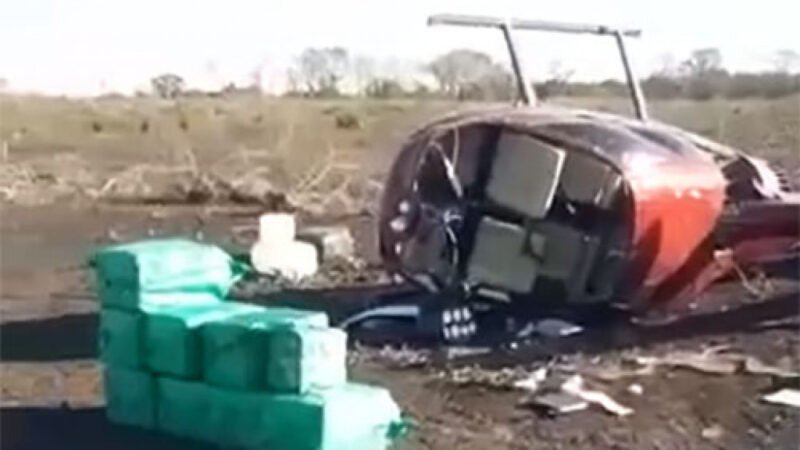Sargento é preso e confessa ter pilotado helicóptero com quase 300 kg de droga