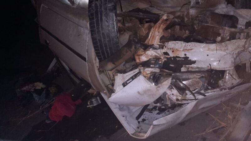 Bombeiros socorrem vítimas de dois acidentes na BR-163 em Guarantã do Norte