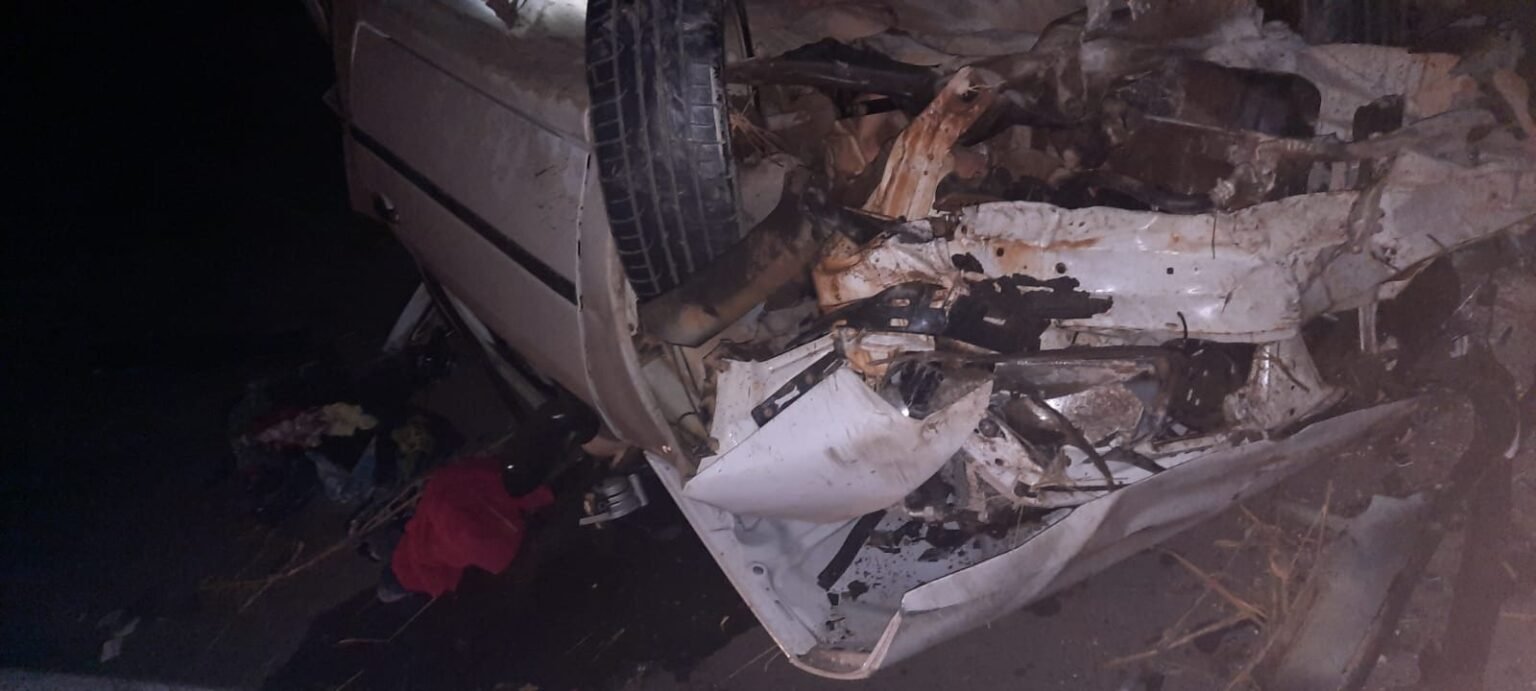 Bombeiros socorrem vítimas de dois acidentes na BR-163 em Guarantã do Norte