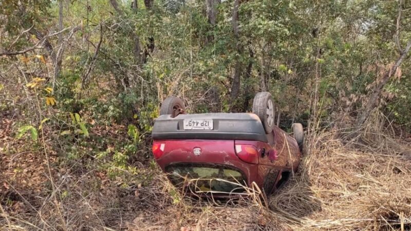 Idoso de 61 anos morre em capotamento