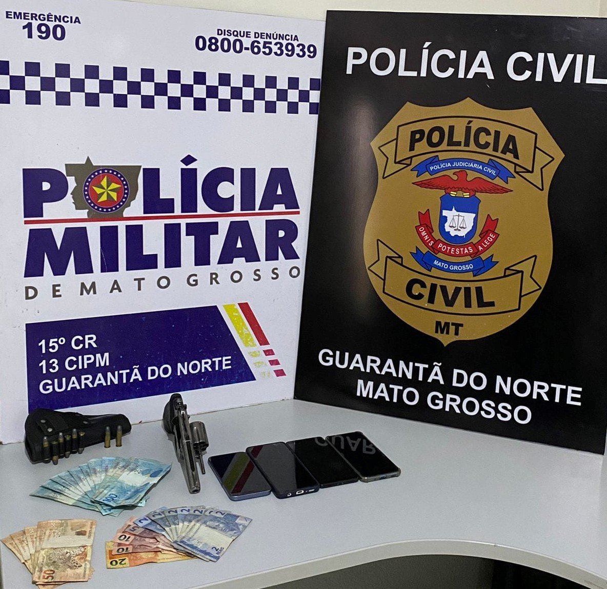Policiais de Guarantã do Norte prende chefe do tráfico