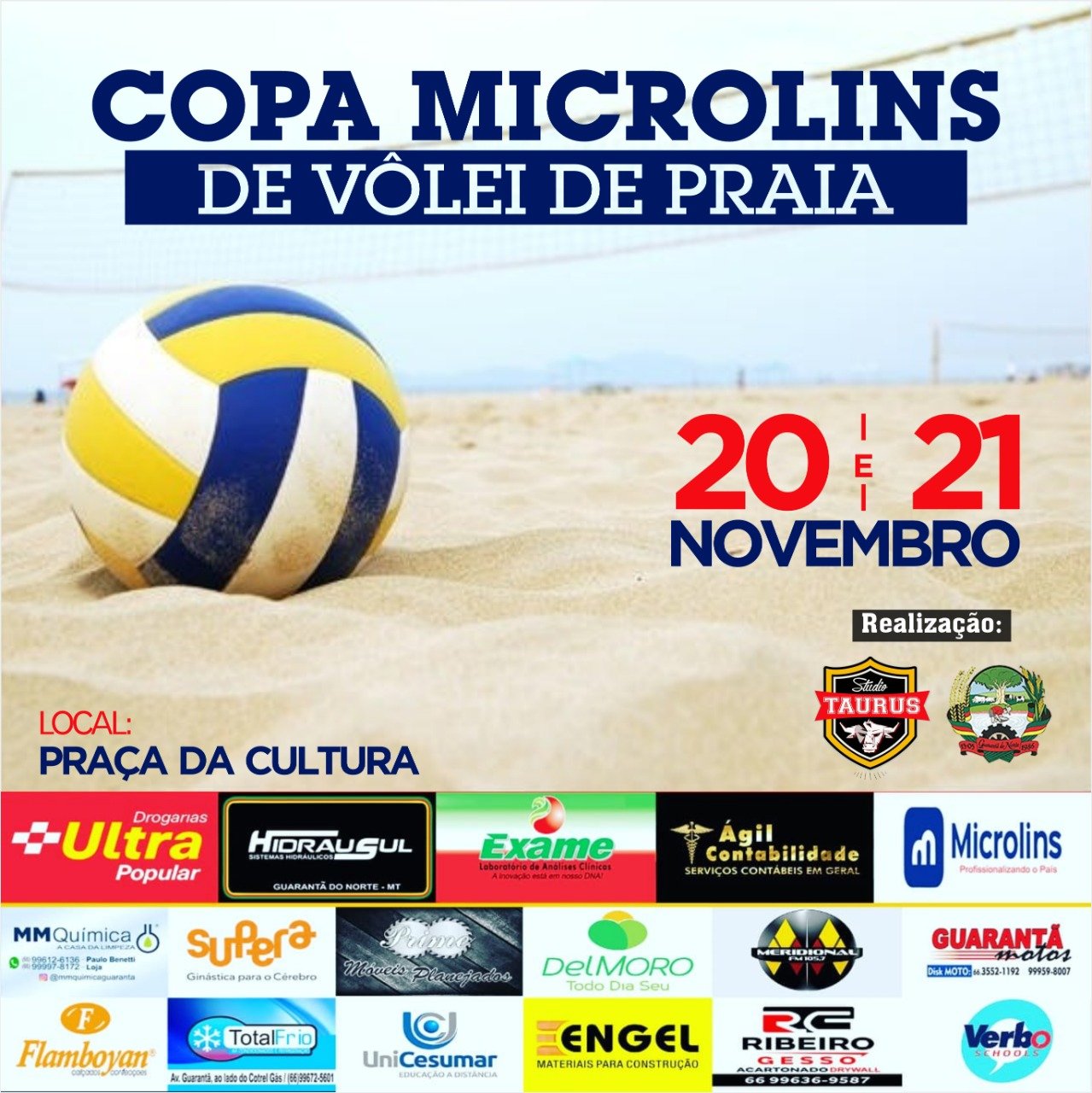 Vem aí duas competições na Praça da Cultura em Guarantã do Norte