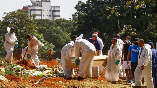 Sem dados de SP, Brasil registra 69 óbitos e 8.803 casos de casos de covid em 24h