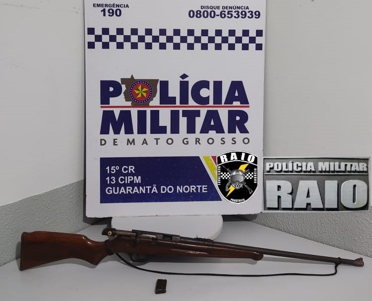 Em Guarantã do Norte homem atira contra crianças que soltavam pipas e acaba preso