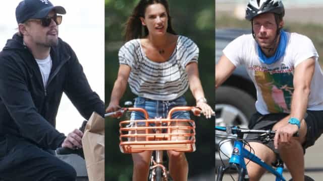Flagras: famosos que adoram andar de bicicleta