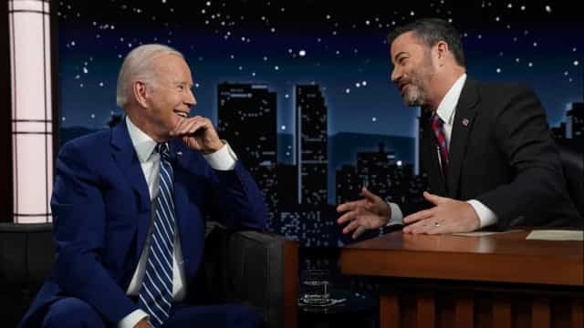 Biden esteve no Jimmy Kimmel e atacou Trump (e os republicanos)