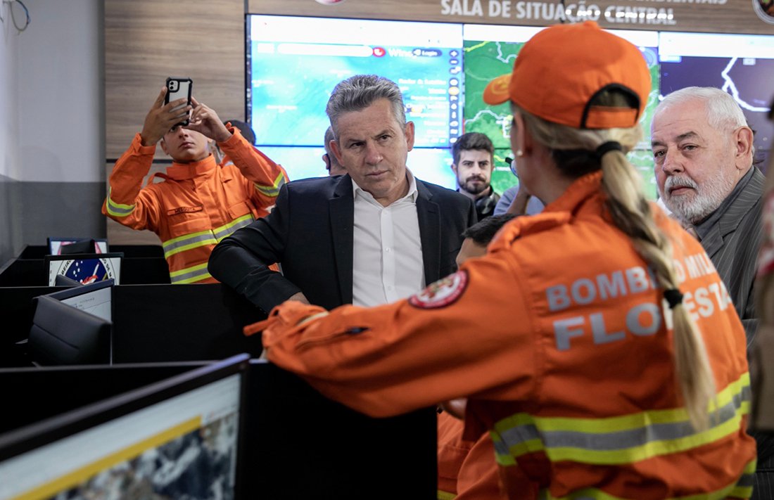 Mauro inaugura quartel do Batalhão de Emergências Ambientais em Mato Grosso