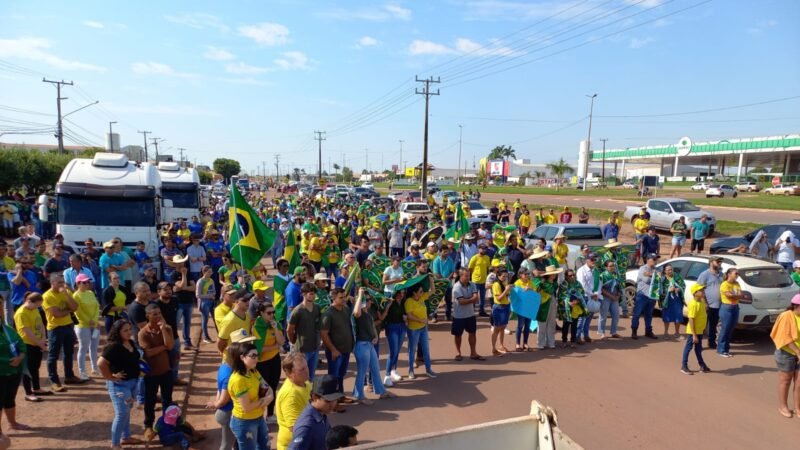 População de Guarantã do Norte a cada dia aumenta mais o movimento pró-Bolsonaro