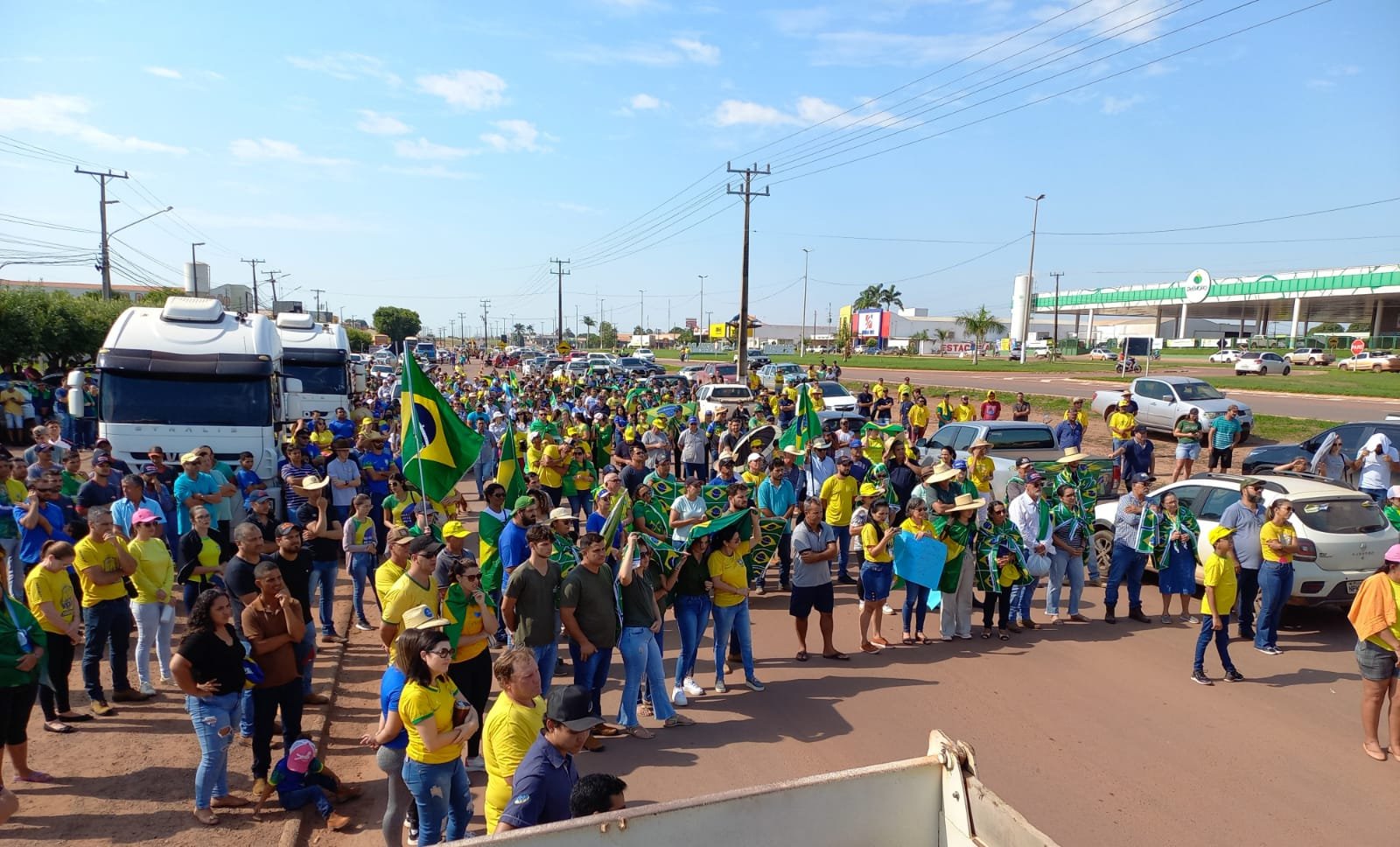 População de Guarantã do Norte a cada dia aumenta mais o movimento pró-Bolsonaro