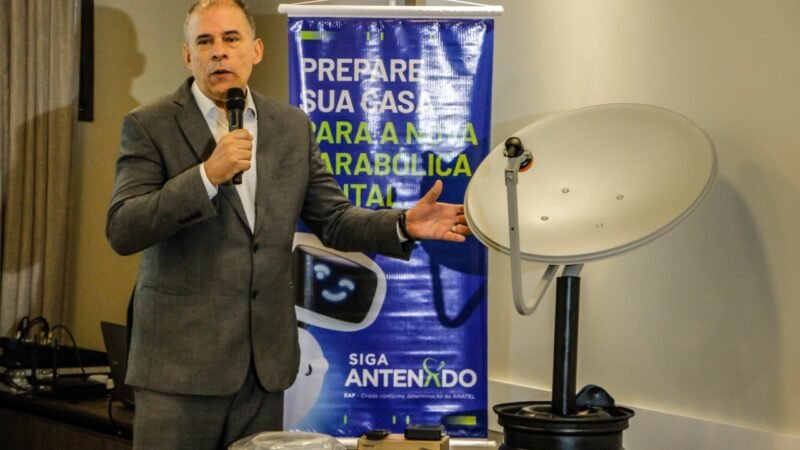 Famílias cadastradas no CadÚnico de 13 cidades de MT têm direito ao kit gratuito com a nova parabólica digital