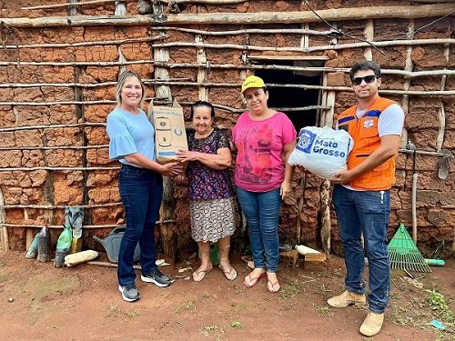 Situação de Emergência – Famílias de Peixoto de Azevedo recebem cestas básicas