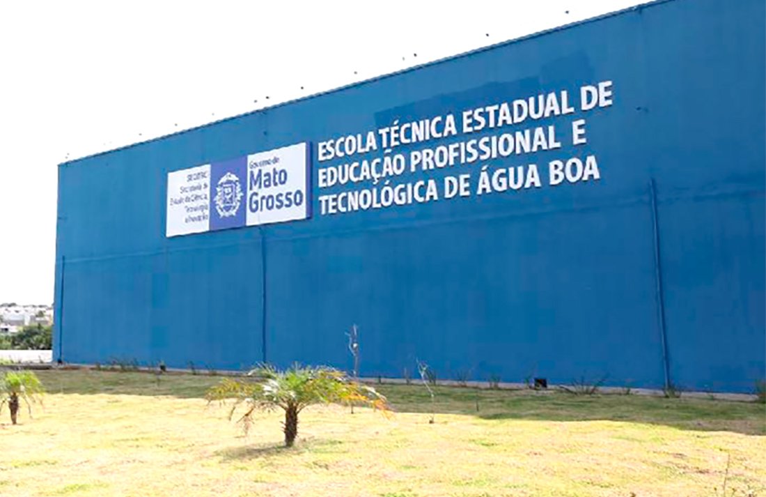 Estado inaugura no Mato Grosso escola técnica com mais R$ 14 milhões em investimentos