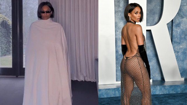 Ciara rebate críticas por look ousado em festa do Oscar