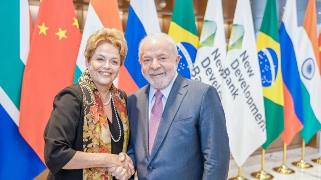 Lula destaca viés social do Banco dos Brics em posse de Dilma Rousseff