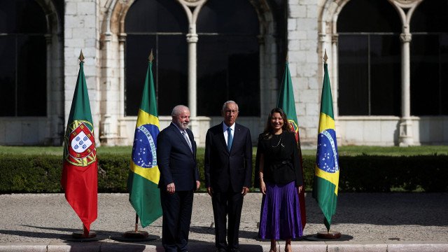 Imagens: Lula se reúne com o presidente de Portugal