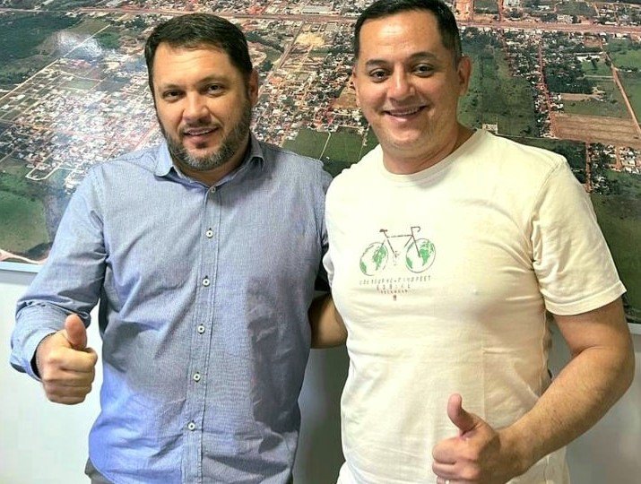 Presidente Valcimar  e Humberto Paiva discutem Projetos e Ações para Guarantã do Norte