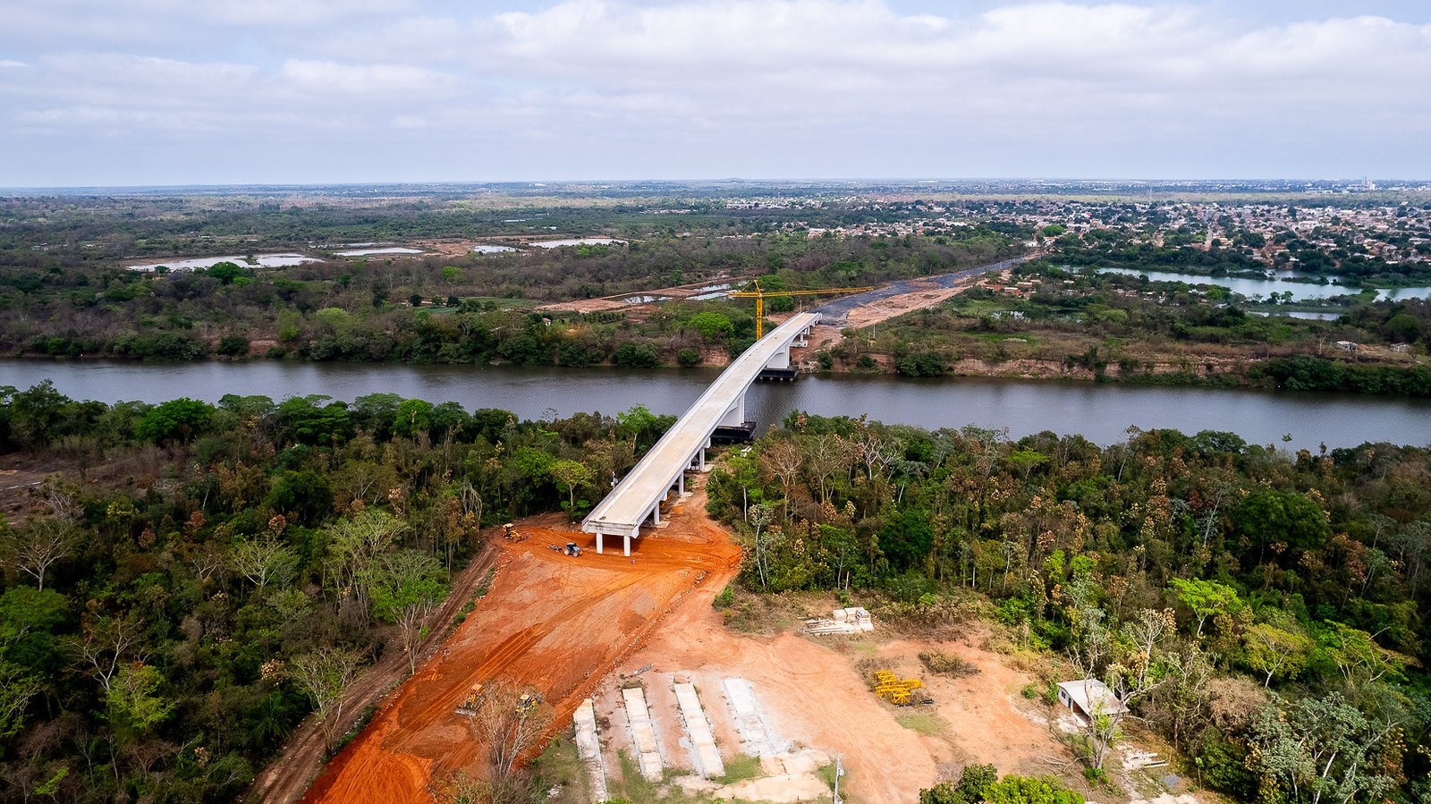 Nova ponte em Mato Grosso vai desafogar trânsito entre Cuiabá e Várzea Grande, diz governo do Estado
