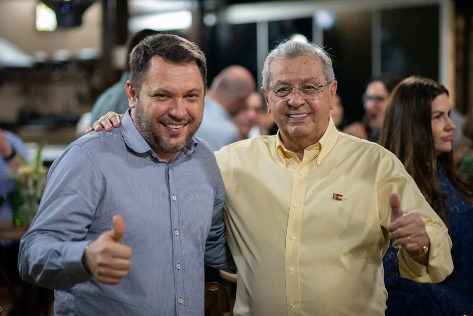 Presidente Valcimar participa de Inauguração em Cuiabá e mantém contato com a alta cúpula da política mato-grossense