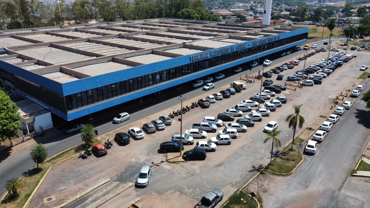 Obras de reforma no terminal rodoviário de Cuiabá estão 55% executadas
