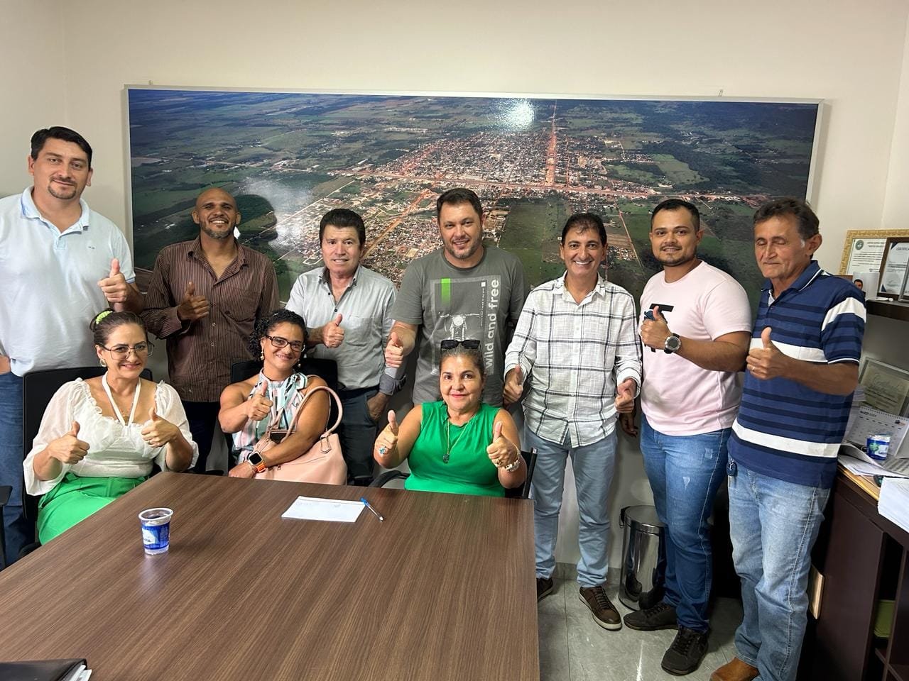 Democracia Cristã  de Guarantã do Norte se reúne com deputado Claudio Senna e Victório Galli