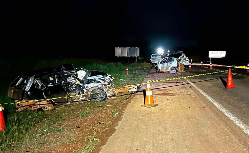Grave acidente deixa dois mortos na BR-163 entre Santa Helena e terra Nova do Norte