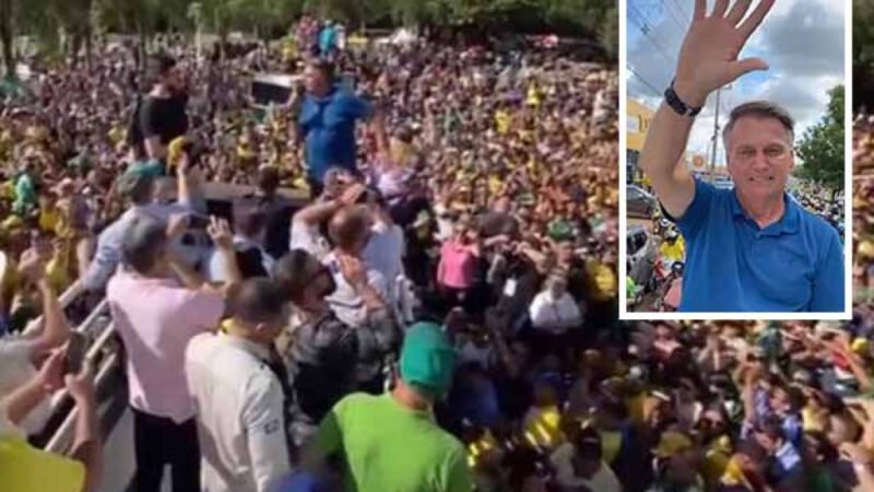 Em Sinop, Bolsonaro faz motociata, defende agro e detona Lula