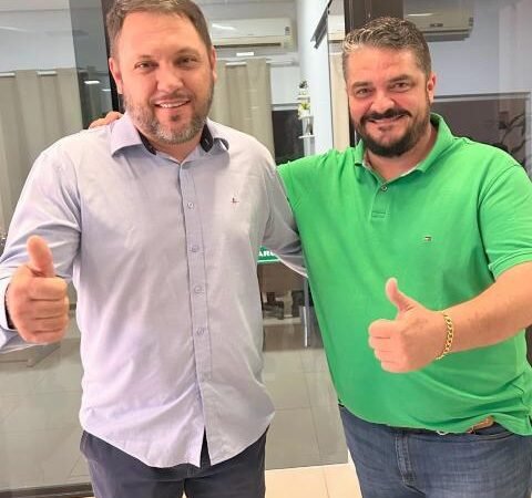 Prefeito Érico confirma apoio ao pré-candidato Valcimar Fuzinato