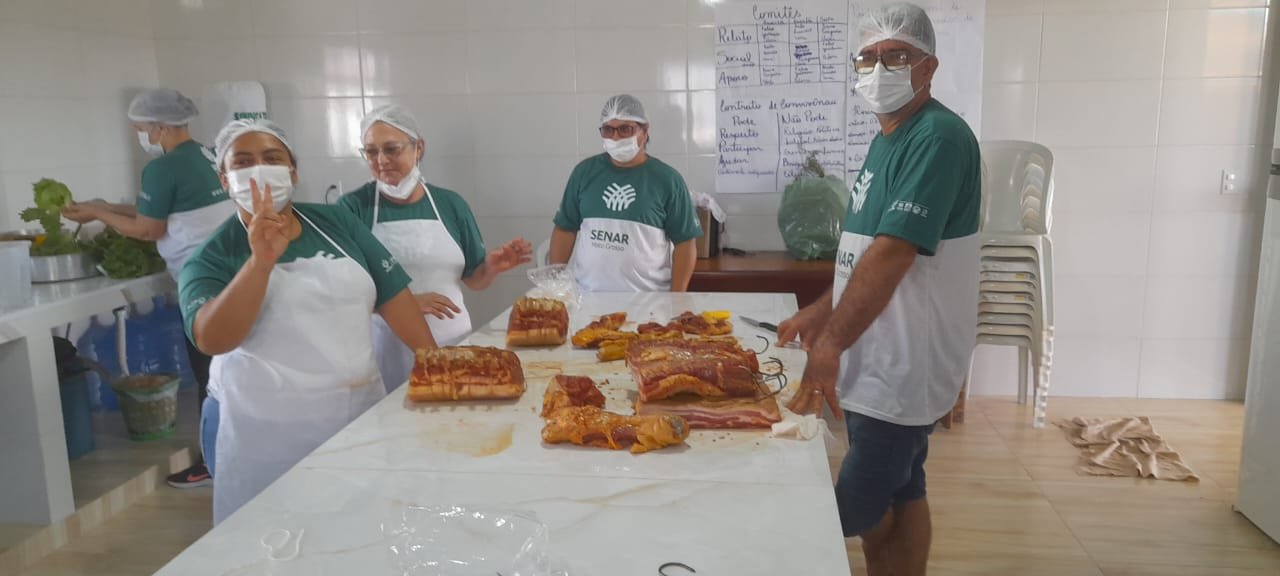 Sindicato Rural e Senar, realizou o curso de defumados e embutidos de suíno