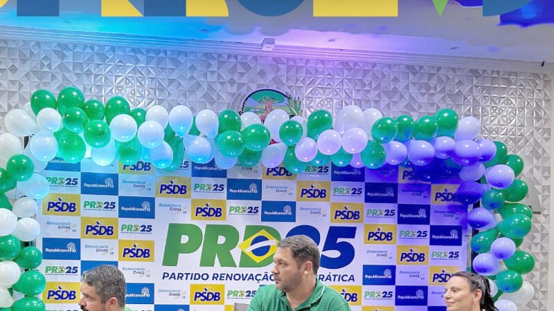 4 partidos apoiam pré-candidatura a prefeito de Valcimar Fuzinatto