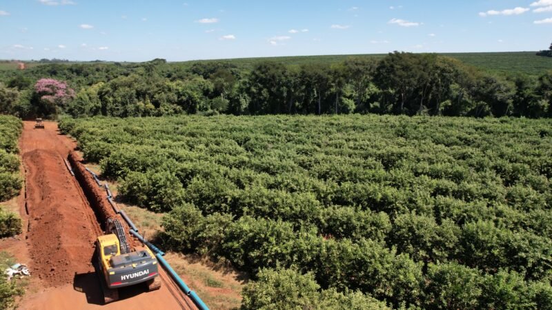 Com parceria, gigantes da citricultura vão irrigar 2.400 hectares