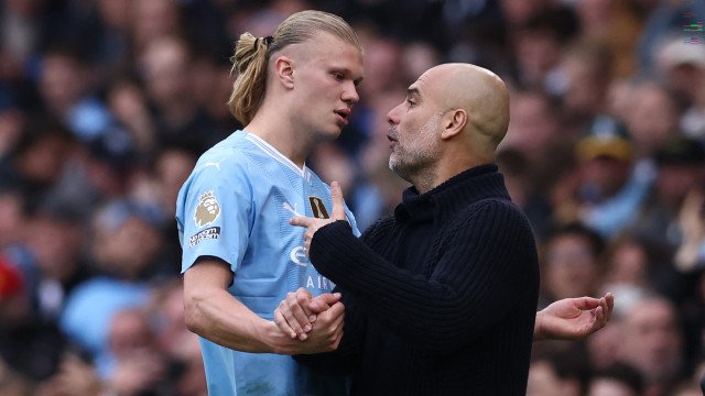 ‘Vai marcar 99 gols em 100 jogos’, diz Guardiola sobre temporada de Haaland