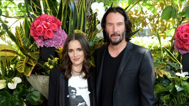 Winona Ryder e Keanu Reeves ainda se chamam marido e mulher