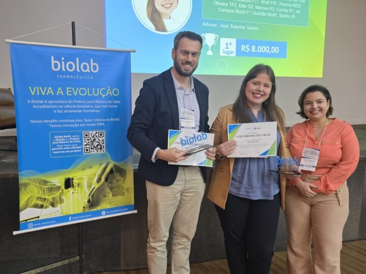 Prêmio José Ribeiro do Valle anuncia vencedora durante o 56ª Congresso Brasileiro de Farmacologia e Terapêutica Experimental