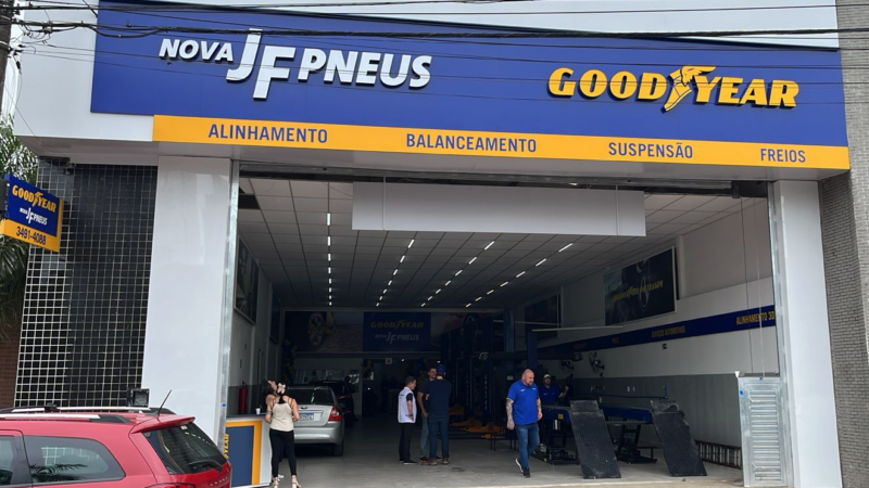 Nova JF Pneus inaugura sua primeira unidade em Praia Grande em parceria com a Goodyear