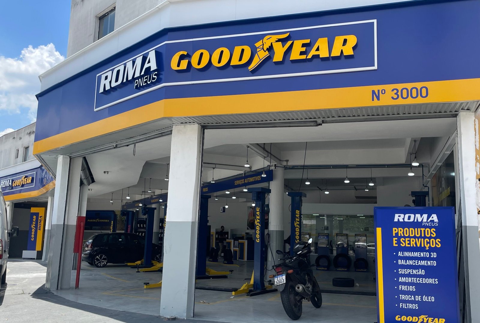 Roma Pneus e Goodyear: Uma parceria de excelência automotiva na Grande São Paulo