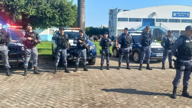 13º Comando da Policia Militar de Guarantã do Norte fez o lançamento da operação final de ano