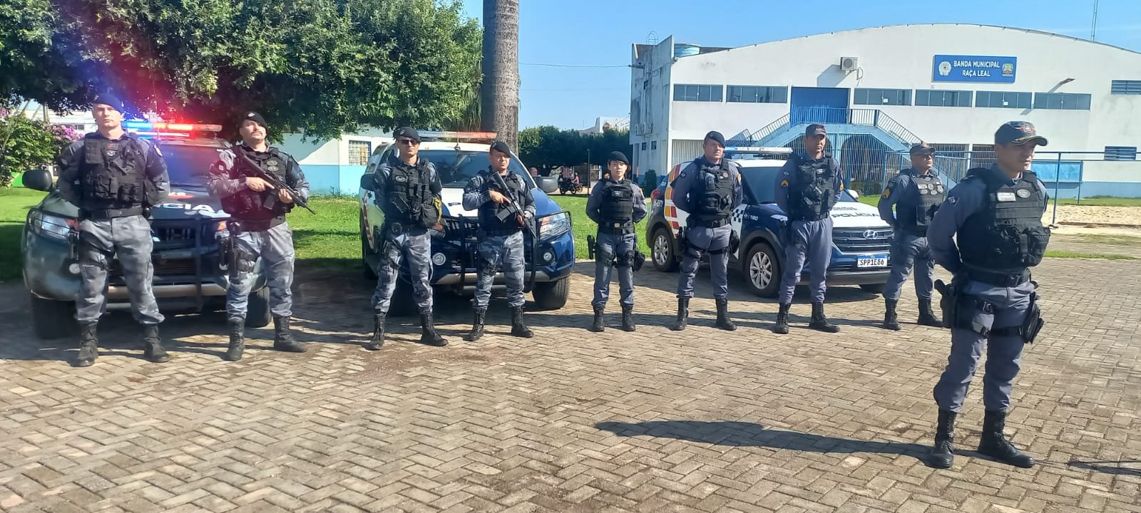 13º Comando da Policia Militar de Guarantã do Norte fez o lançamento da operação final de ano