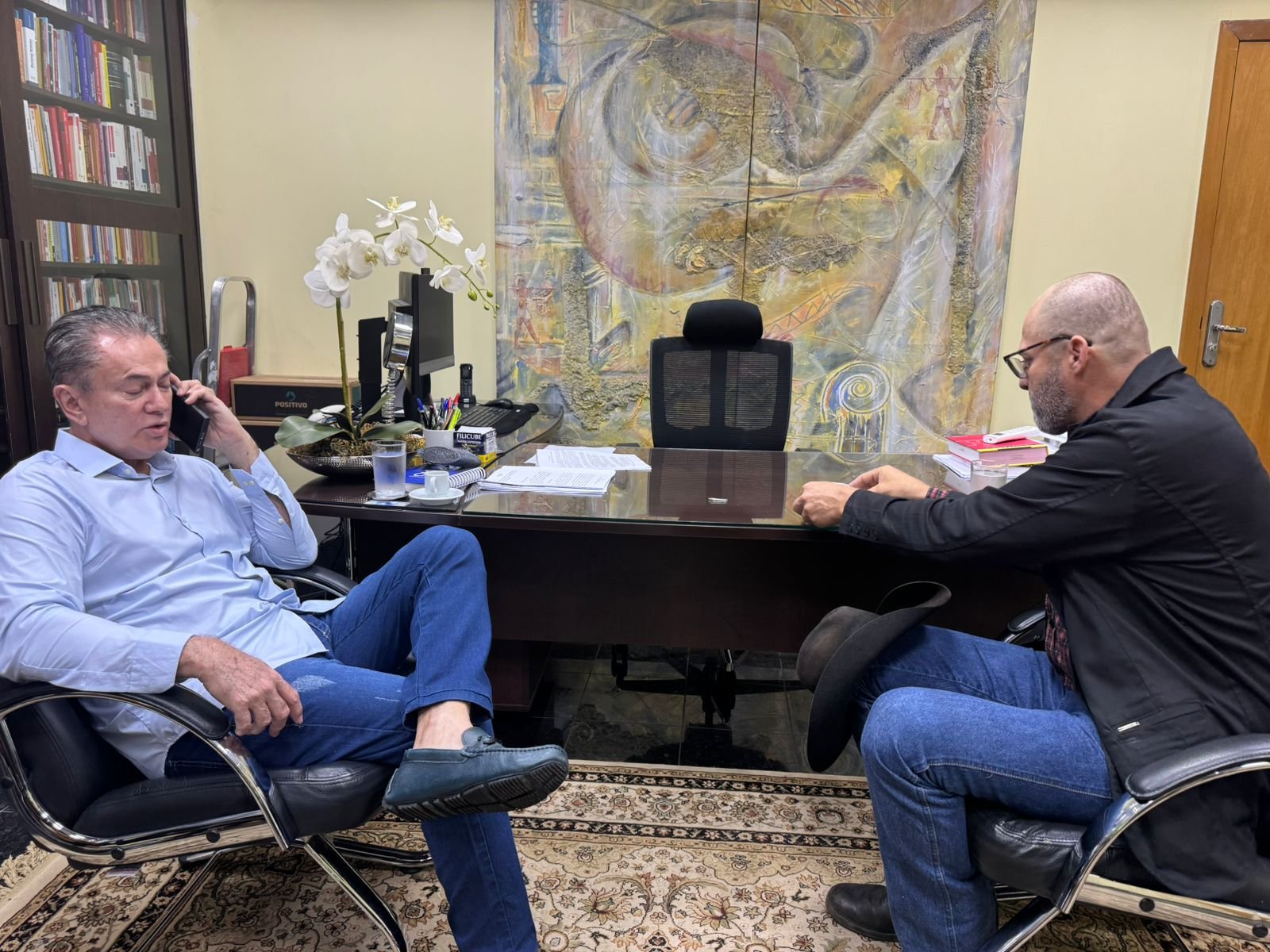 Presidente da Câmara de Guarantã do Norte se reúne com autoridades para discutir melhorias na saúde mental e oncológica no extremo norte de MT