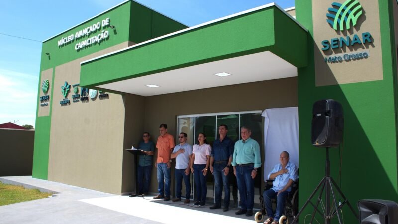 Presidente do Sistema Famato inaugura Núcleo Avançado de Capacitação em Guarantã do Norte