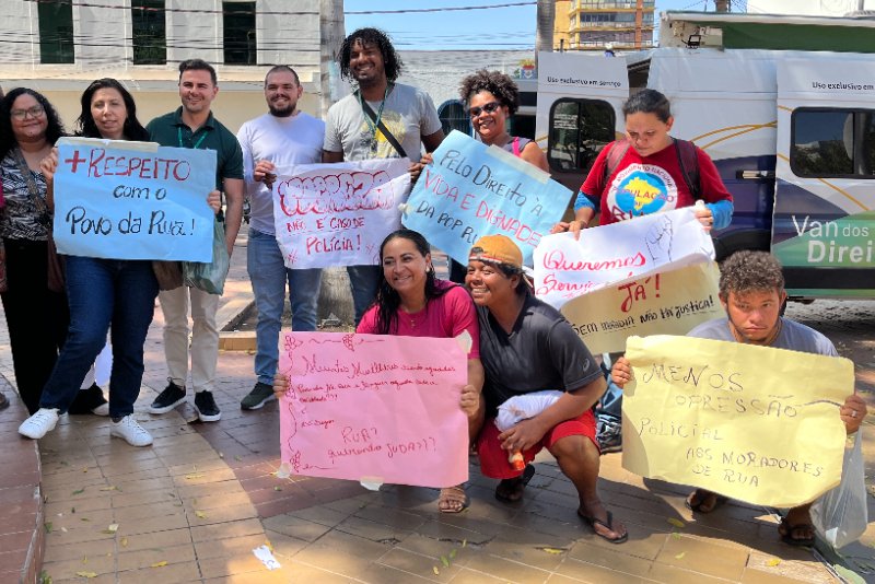 Mutirão da Defensoria leva dignidade e serviços gratuitos a pessoas em situação de rua em MT