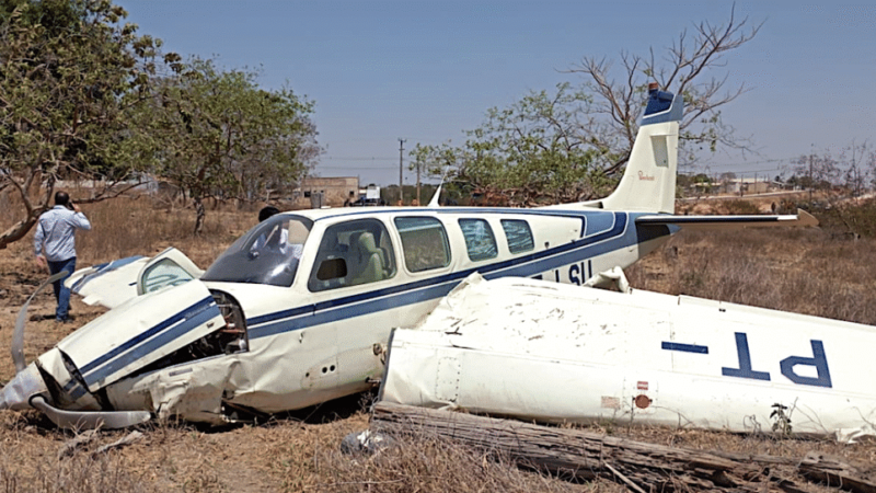 Aeronave faz pouso forçado em Guarantã do Norte