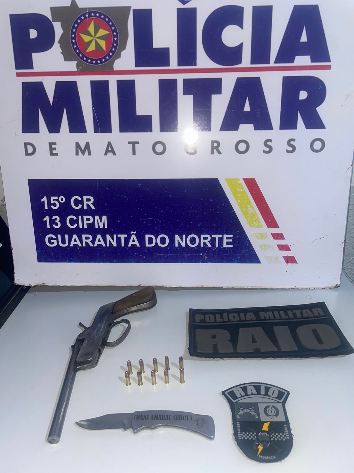 Homem é preso por porte ilegal de arma de fogo em Guarantã do Norte