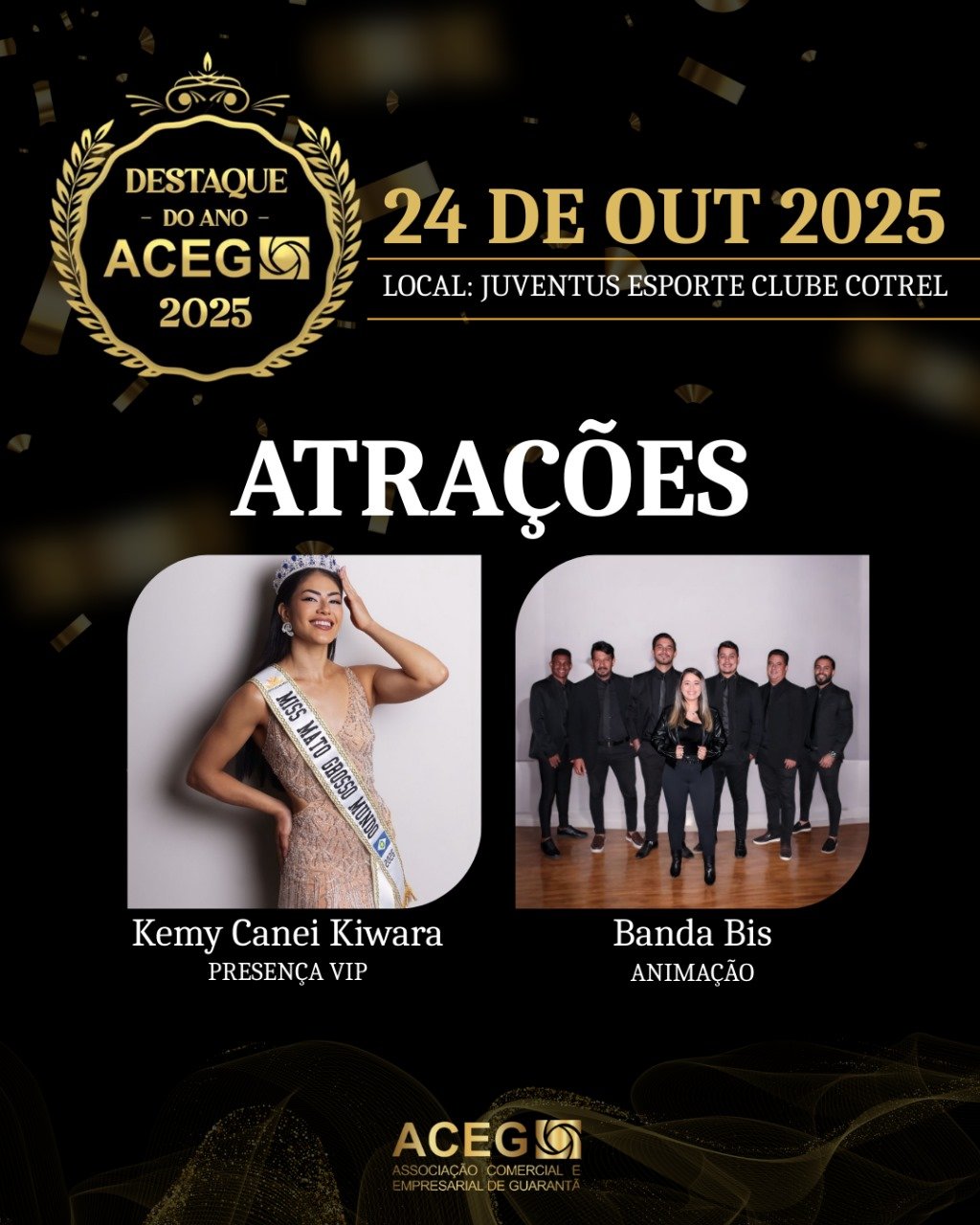 ACEG estará realizando a entrega da premiação dos destaque do ano