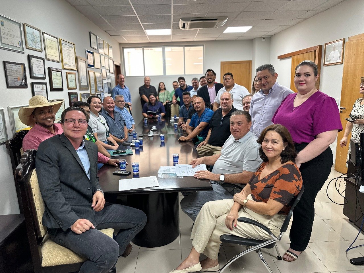 Reunião na AL-MT discute divisão política e infraestrutura da MT-140 e MT-040